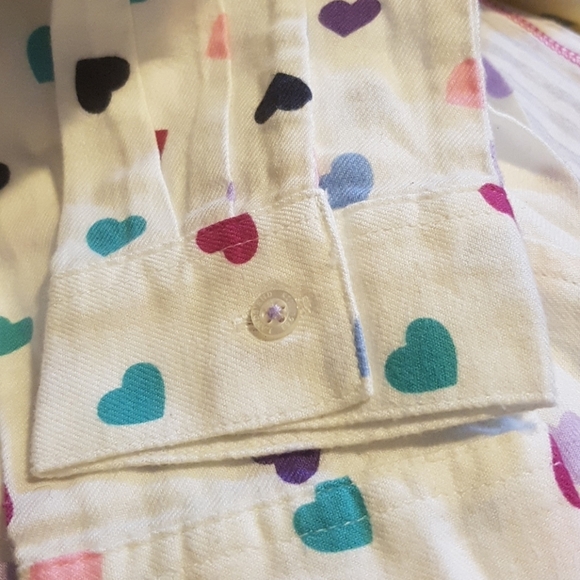 Lands' End girls size 12 flannel button down, New - Picture 2 of 5